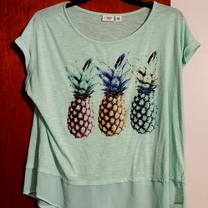 Summer light green Cato top